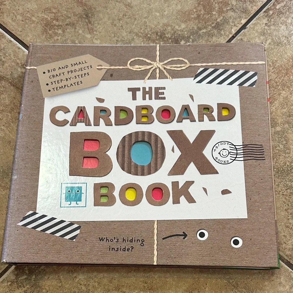 The Cardboard Box Book: Make Robots, Princess Castles, Cities, and More! rare!